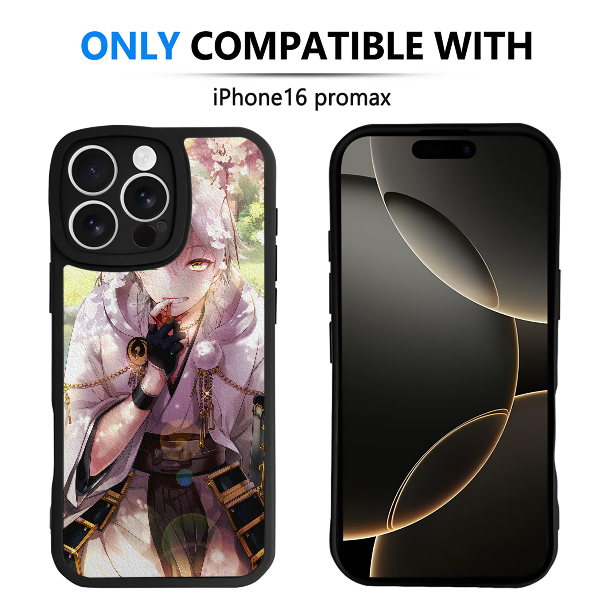 （画像用） 刀剣乱舞 Touken Ranbu 【iPhone 16シリーズ対応】シリコンスマホケース（レザー調） 材質：シリコン